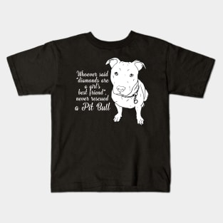 Pit Bull T shirts Never Rescued A Pit Bull Kids T-Shirt